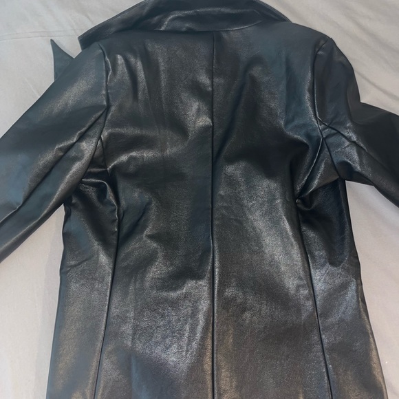 Princess polly black leather blazer - Picture 5 of 5